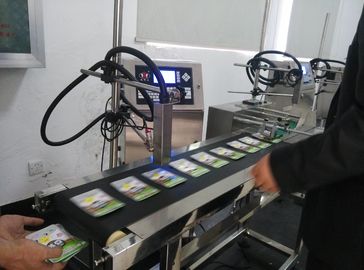 China Vier Printers van Inkjet van het Lijnenvoedsel Industriële gebruikte Ononderbroken voor de Datumdruk van het Partijaantal leverancier